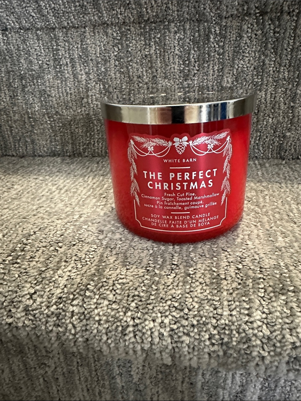Bath & Body Works The Perfect Christmas 3-Wick Candle with a soy wax blend